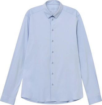 Mos Mosh MOS Mosh, Overhemden, Heren, Blauw, L, Slim Button-Down Shirt