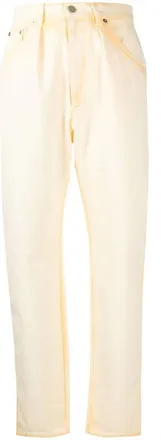 Alberta Ferretti Relaxed Straight-Leg Pants With Five-Pocket Styling