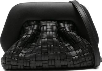 Themoirè Clutch Intrecciata In Pelle-Donna