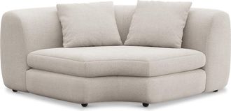 Castlery Fable Corner Sofa Customized, (Performance Fleece) Cream, Spill Resistant, Ultra Deep Seats for Sofas by Castlery