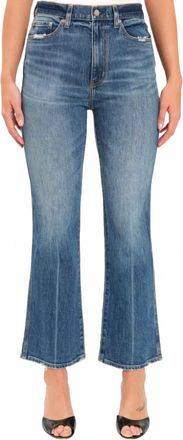 Daze Soho High Rise Ankle Flare Jeans In Rush Hour