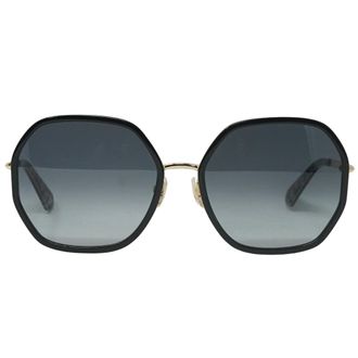 Kate Spade New York Womens NICOLA/G/S RHL Black Gold Sunglasses - One Size