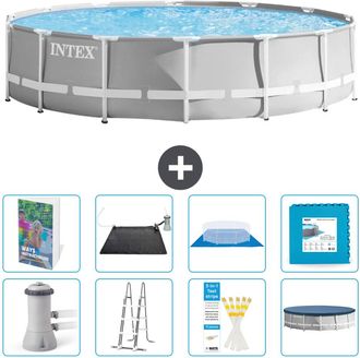 Intex Piscina Prism Frame Redonda - 427x107 Cm - 9-piezas S621