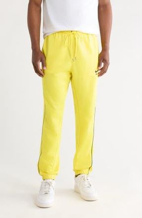 Nike Sportswear Air Poly Knit Pants in Yellow Strike/black at Nordstrom Rack, Size X-Large