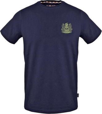 Aquascutum Heren Jersey Crew Hals T-shirt (Marine)