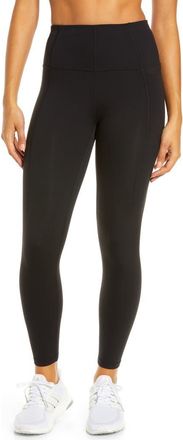 Sweaty Betty Supersoft Pocket 7/8 Leggings in Black at Nordstrom, Size X-Small