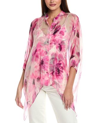 Johnny Was Katia Silk Blouse