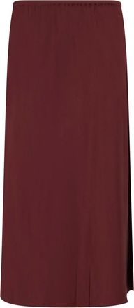 Vince Matte Satin Slip Skirt - Dames - Rokken - Rood - Maat: XS Satijn