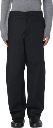 Jil Sander Heren, Broeken, Blauw, Maat: XL Katoen