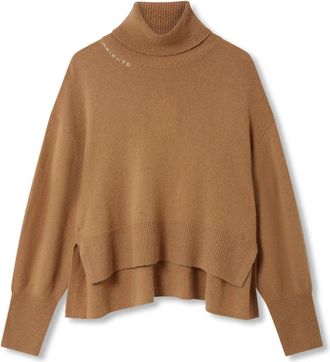 Axel Arigato Maeve Sweater - Dames - Coltruien - Bruin - XS - Wol - Truien & Vesten