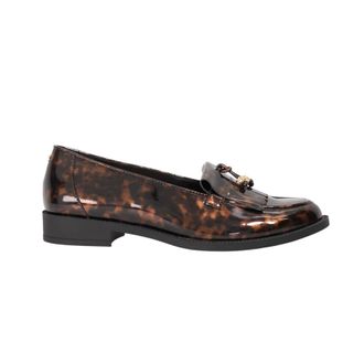 Dune London Globetrot-loafers met kwastjes in schildpadmotief voor dames (Veelkleurig)