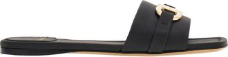 Ferragamo Leah Slippers - Dames - Sandalen - Zwart - 35 EU - Leer - Schoenen