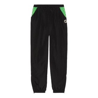 Gucci (WMNS) Gucci Nylon Trouser With Patch Black 746824-XJFU0-1043