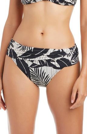 Bleu Rod Beattie Sarong Hipster Bikini Bottoms in Black at Nordstrom, Size 10