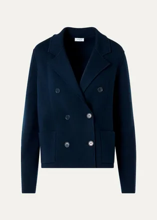 Akris Stretch Wool Cardigan-Style Jacket
