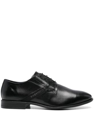 Bugatti Leren derby schoenen - Zwart