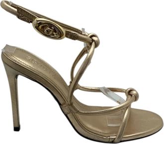 Schutz Sandal hak 10cm Dames Schutz met knoop - Dames - Sandalen met hakken - Geel - 36 EU - Schoenen
