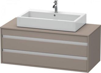 Duravit Ketho M&oacute;dulo Mural 6656, 2 Cajones, 1200mm, Para Lavabo - Duravit