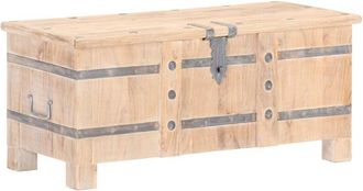 vidaXL Ba&uacute;l De Madera Maciza De Acacia 90x40x40 Cm Vidaxl