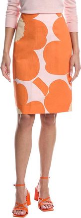 Marimekko Ainoa Unikko Linen-Blend Mini Skirt