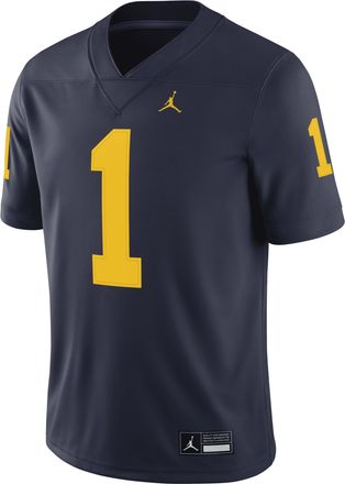 Nike Jordan Mens Michigan Wolverines Jordan Dri-FIT College Game Jersey in Blue | CLEVGRJJC2FMIC-MIC