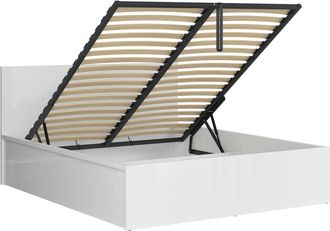 Petits Meubles Cama canap&eacute; 160x200 con somier estratificado Blanco