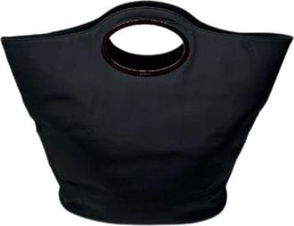 Gucci Pre-owned Vintage Canvas Bucket Bag - Dames - Vintage Shopper - Zwart - ONE Size - Vintage