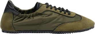 Scarosso Riley Nylon Sneakers - Dames - Sneakers - Groen - 38 1/2 EU - Nylon - Schoenen