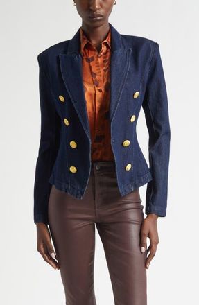 L'agence Emerson Structure Denim Jacket in Ardmore at Nordstrom, Size Xx-Small