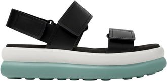 Camper Schoenen, Dames, Zwart, 40 EU, Leer, Zwarte Casual Leren Dames Sandalen