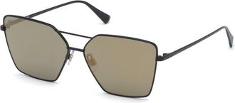 Web Eyewear Black Metal Womens Sunglasses