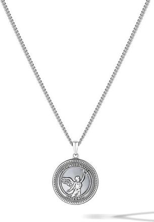 Vincero Veni Vidi Vici Pendant Necklace in Silver at Nordstrom
