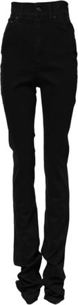 Dolce & Gabbana Dames, Jeans, Zwart, Maat: S Denim