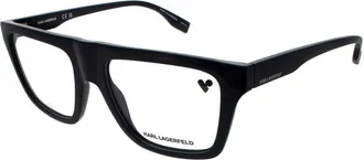 Karl Lagerfeld Mens Blue Rectangular Eyeglass Frames Kl6176