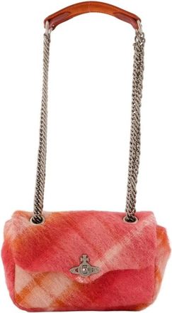 Vivienne Westwood Anita Chain S Schoudertas - Dames - Schoudertassen - Roze - ONE Size - Tassen