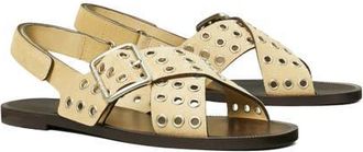 Tory Burch Cross Band Slingback Sandal in Praline at Nordstrom, Size 10.5