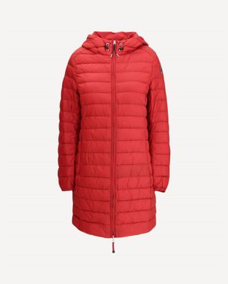 Parajumpers Womens Meredith Hooded Down Jacket In Rio Red