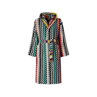 Missoni Home Best Hooded Bathrobe - female - Missoni Home - Robes - Multicolor - XL - Nightwear & Lounge