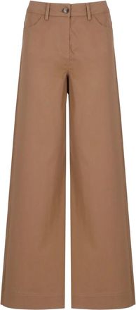 Marella Broeken, Dames, Bruin, M, Polyester, Emme Broek