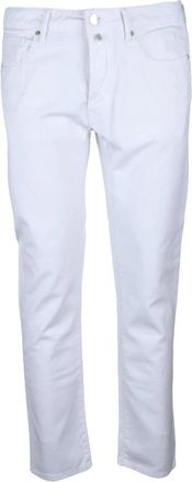 Incotex Slim-fit Jeans - Heren - Slim Fit Jeans - Wit - W36 - Katoen - Jeans