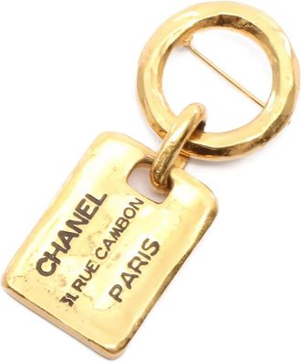 Chanel Spilla Rue Cambon 1986-1988 - Oro