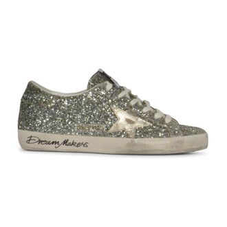 Golden Goose Sneakers, female, Gray, Size: 11 US Super Star Sneakers