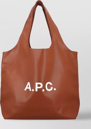 A.P.C. ninon tote bag with soft texture and double handles