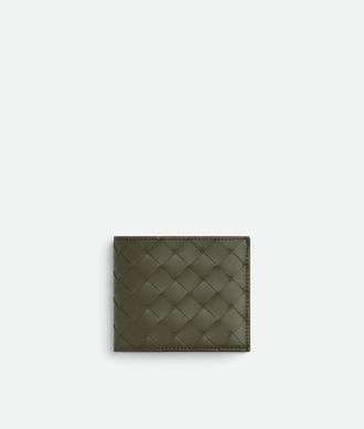 Bottega Veneta Portafoglio Intrecciato Bi-fold Con Portamonete - Bottega Veneta