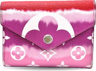 Louis Vuitton Pink Rouge Wallet (Tri-Fold) (Pre-Owned)