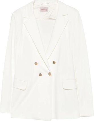 Marella Blazer - Dames - Jassen - Wit - Maat: M Leer
