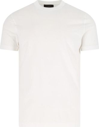 Zanone White Classic Cotton T-Shirt