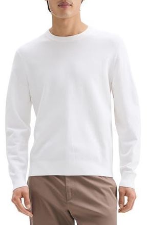 Theory Textured Crewneck Sweater in White at Nordstrom Rack, Size X-Large