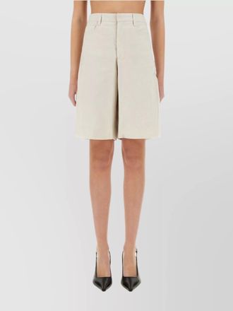 Max Mara eric wide fit shorts and pockets