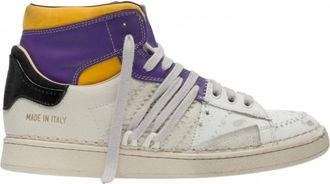 Hidnander Premium Leren Sneakers - Heren - Sneakers - Wit - 42 EU - Leer - Schoenen